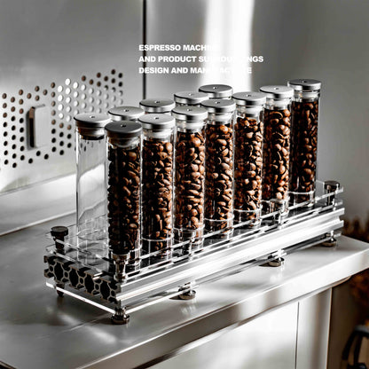 Coffee Bean Storage Bottle with One Way Valve