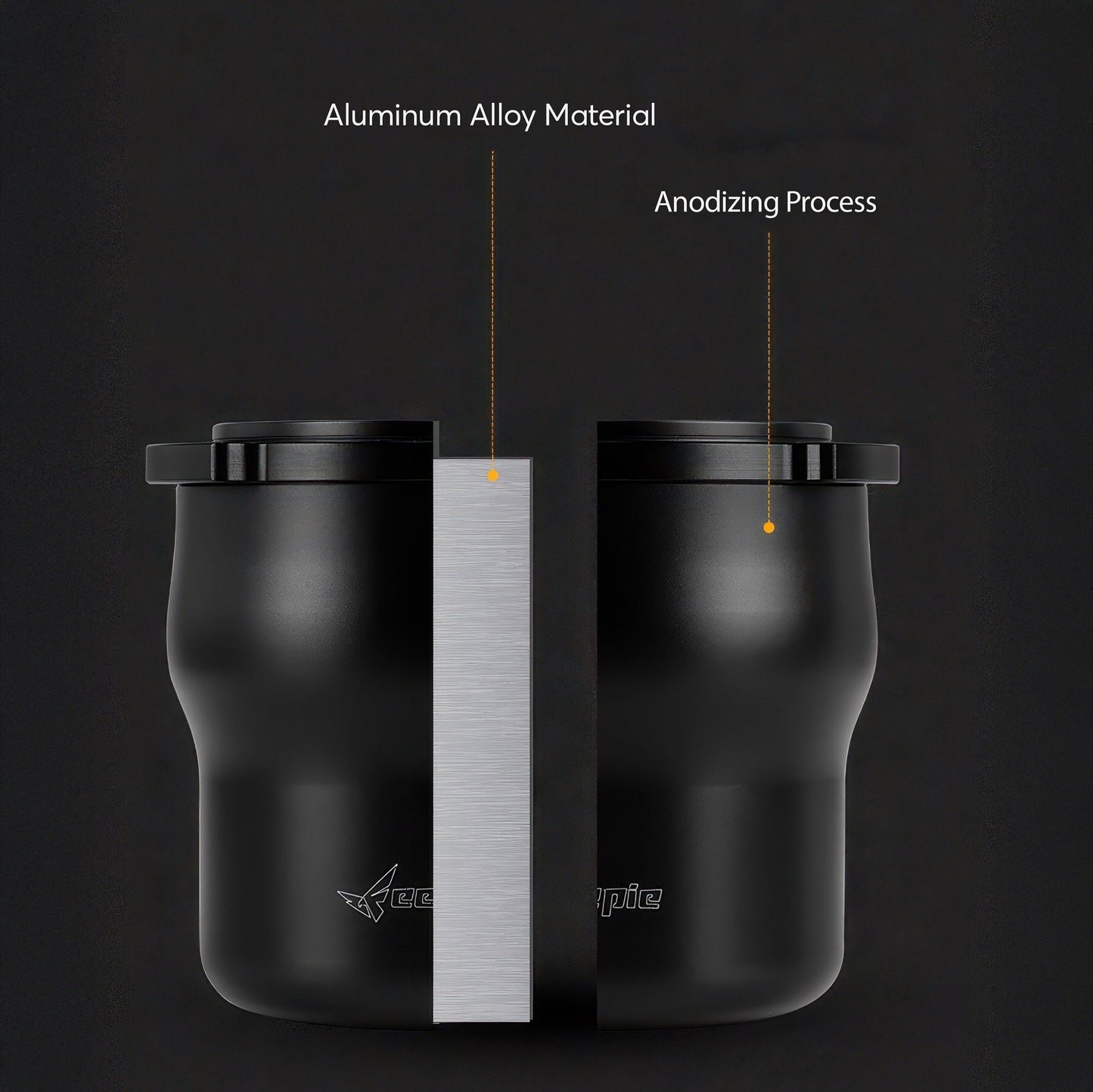 Coffee Dosing Cup Three-Ear Anti-Static