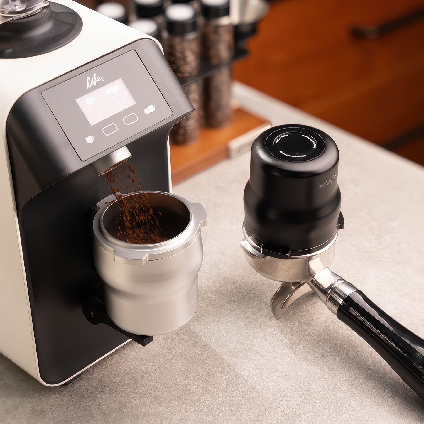 Coffee Dosing Cup Three-Ear Anti-Static