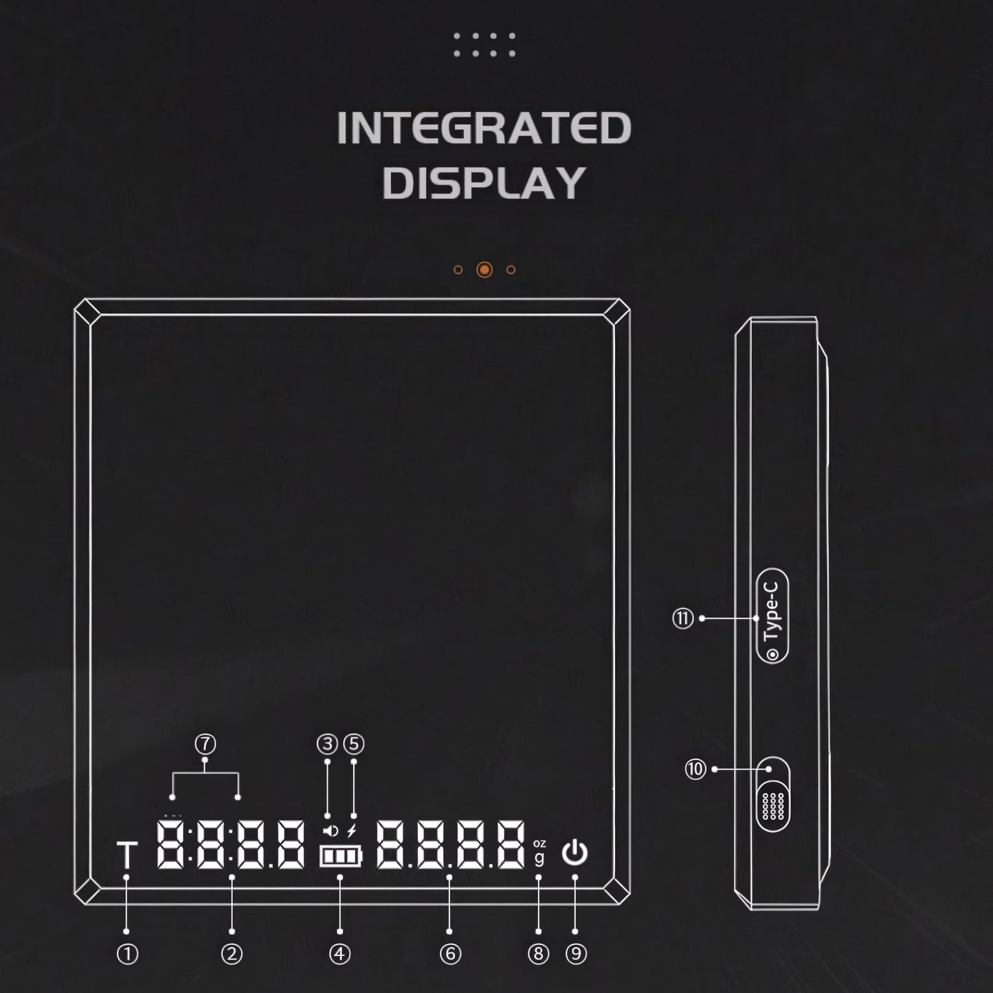Weiner Psyche Mini Electronic Coffee Scale