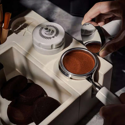 Espresso Knock Box and Tamp Station for Barista