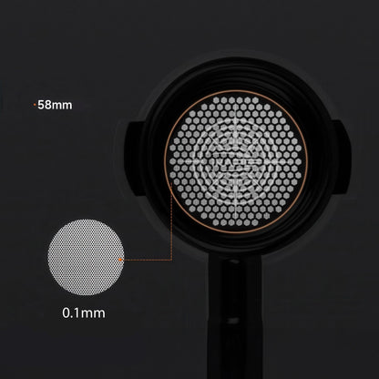 Openwork Bottomless Portafilter with High Extraction Basket
