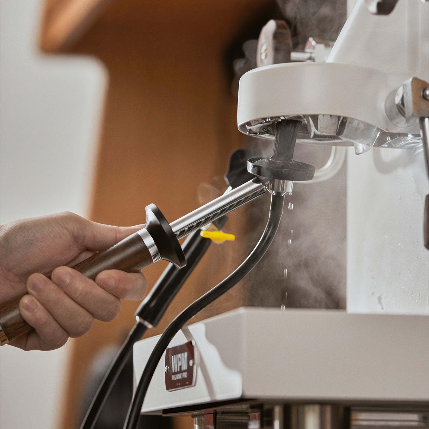 Espresso Coffee Machine Steam Cleaning Brush