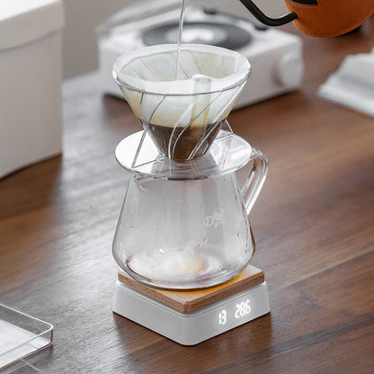 Solid Wood Electronic Scale for Tea and Coffee