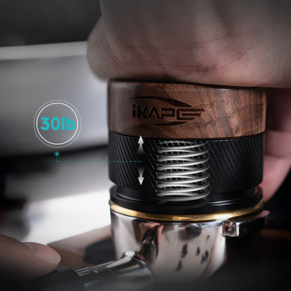 Black Edition Wooden Tamper And Distributor