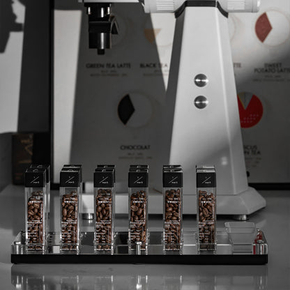 Premium Tubes Coffee Bean Cellars With Stand