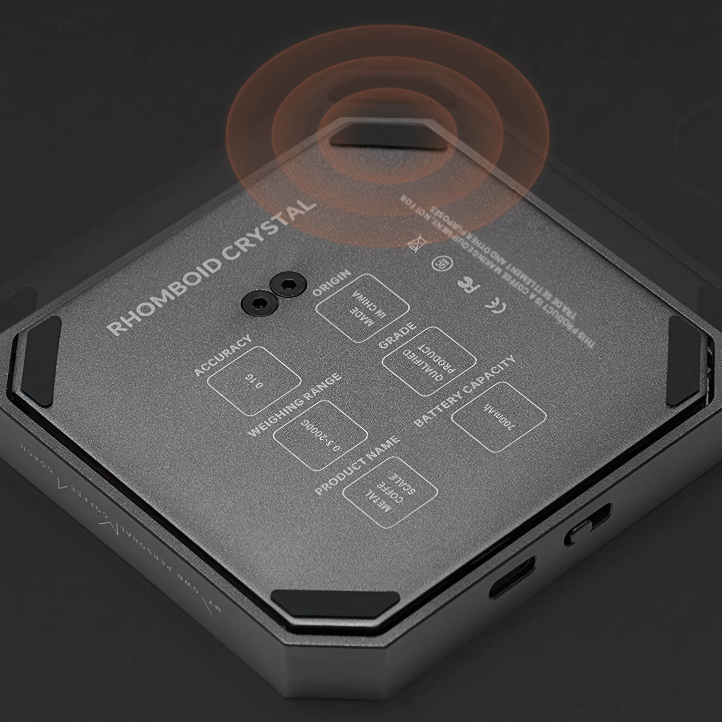 Smart Espresso Scale Compact Metal Body