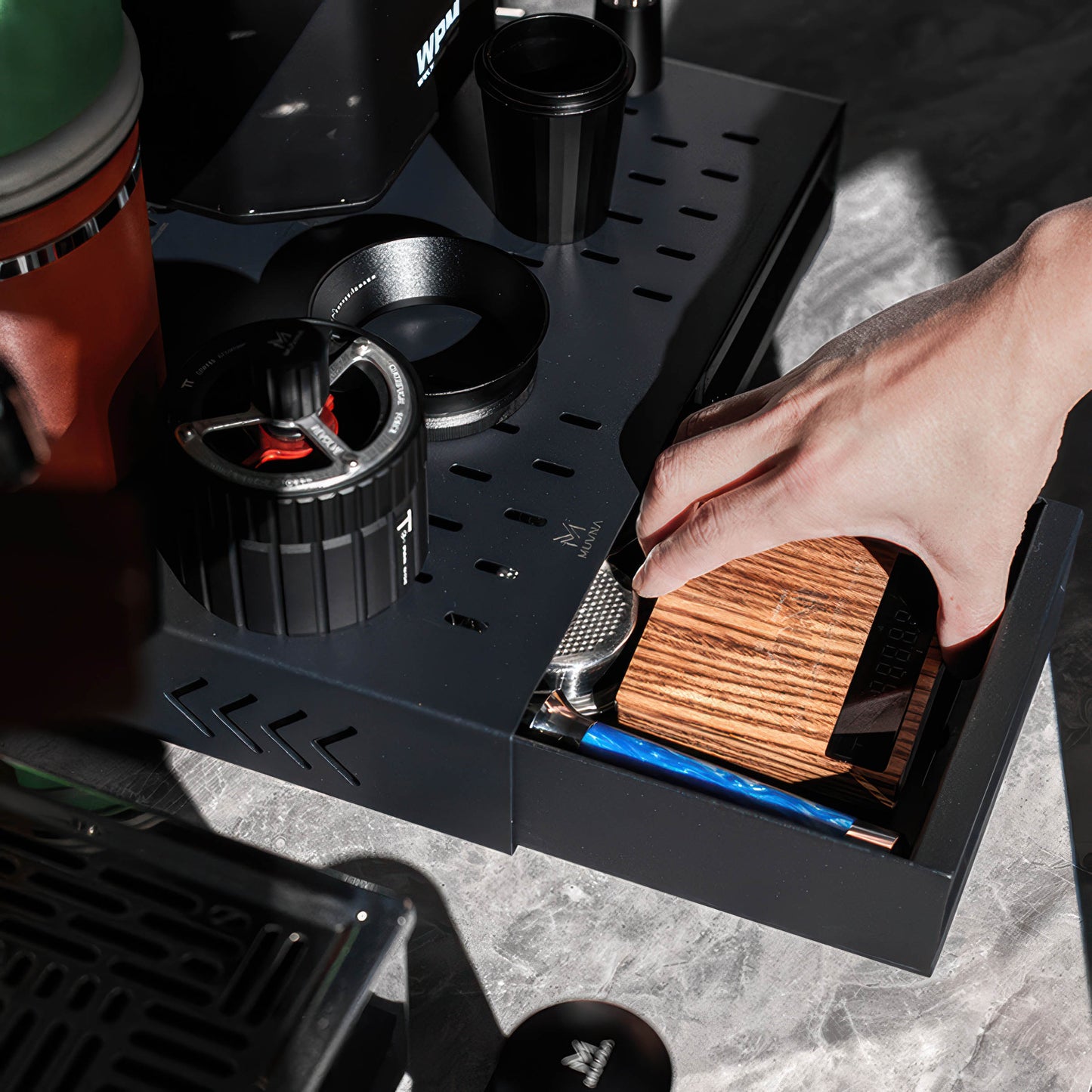 Barista Double Knock Box Drawer