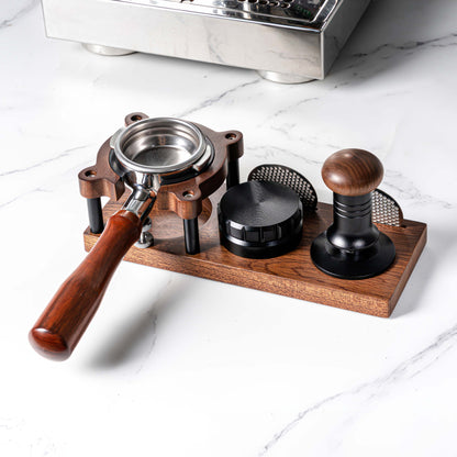 Sapele Wood Espresso Tamper Holder