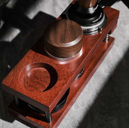 Espresso Tamping Holder with Spring Feedback