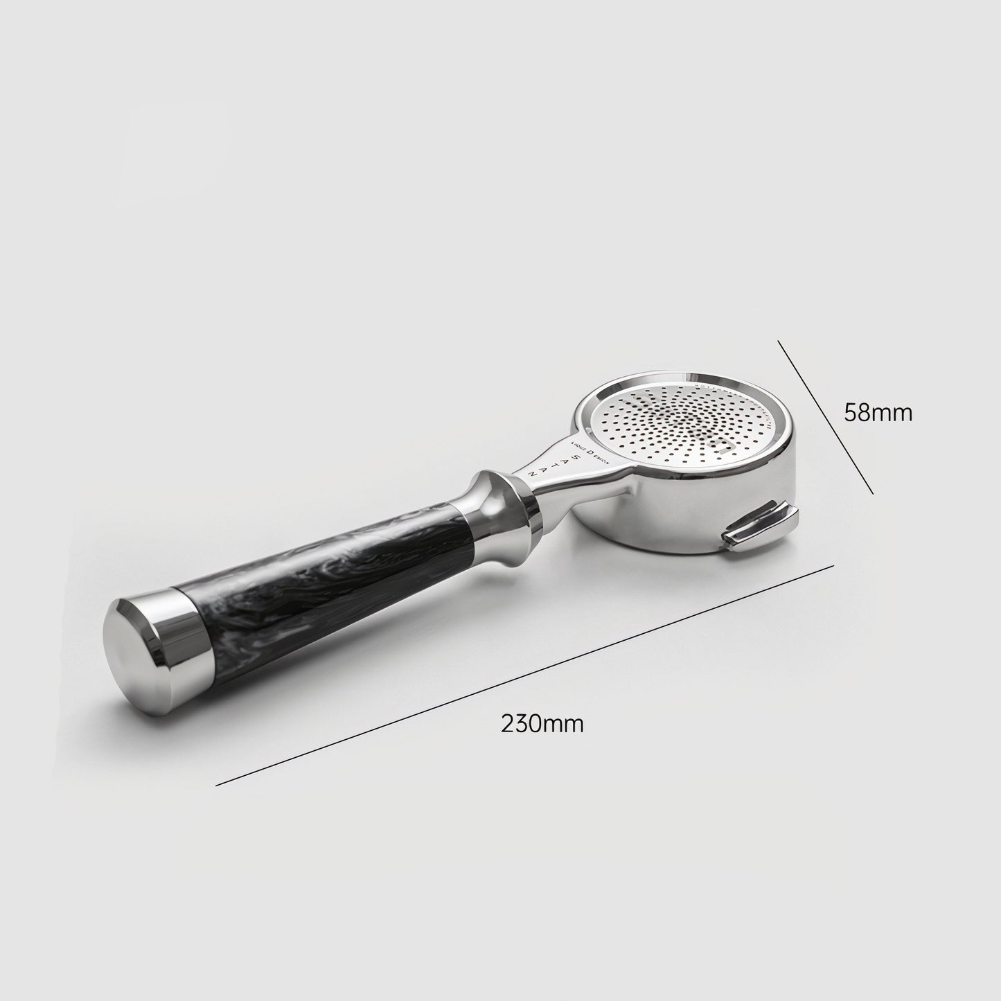 High-Extraction Italian Bottomed Portafilter Handle
