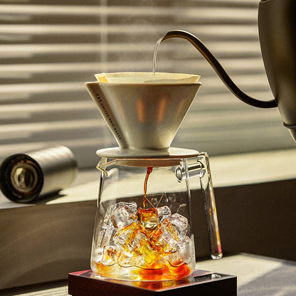 V60 Ceramic Pour Over Coffee Dripper with Sharing Pot