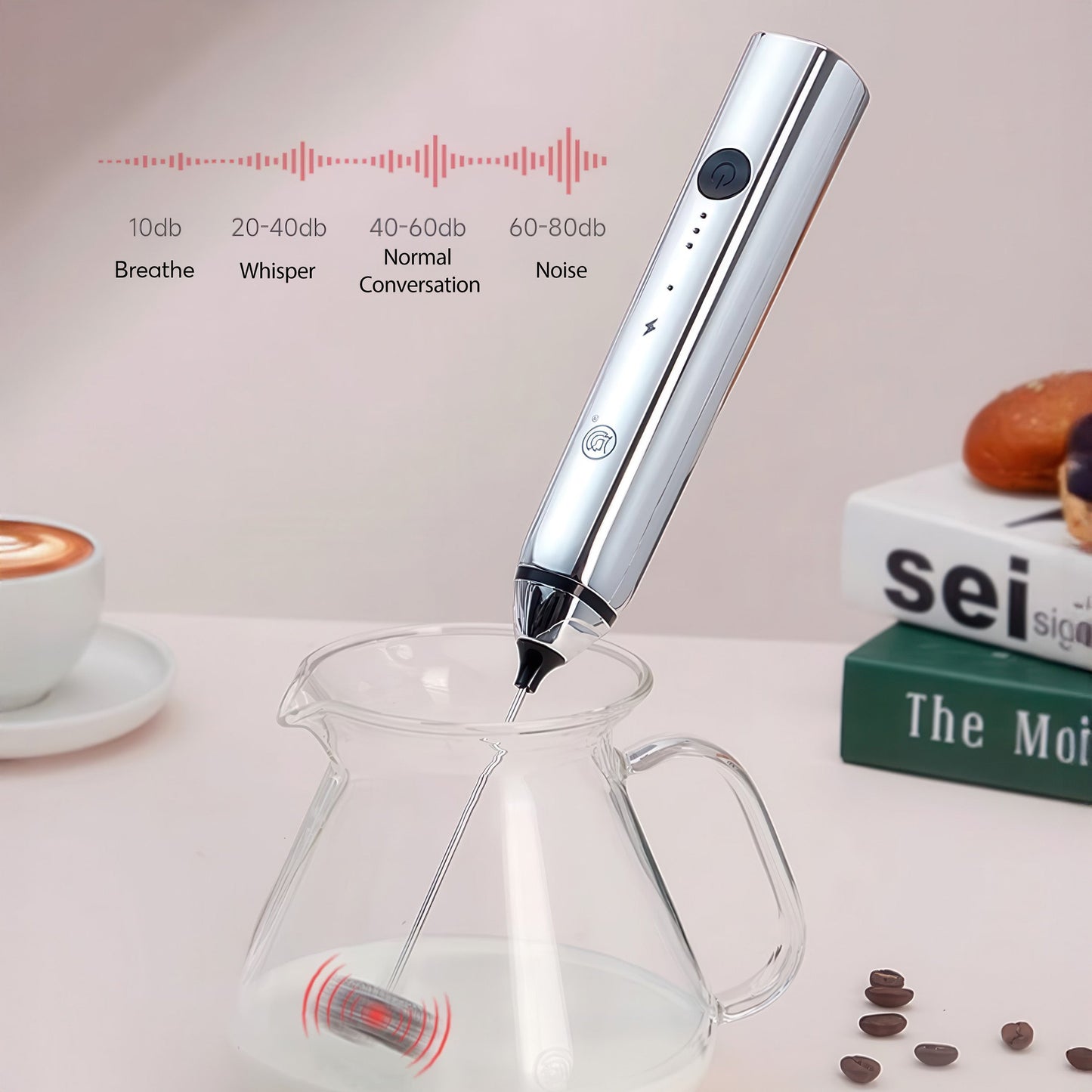 Handheld Milk Frother Electric Foam Maker