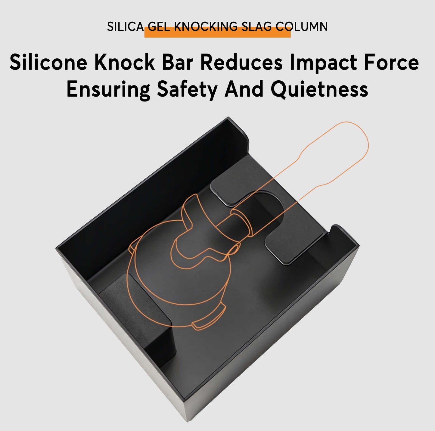 Wooden Coffee Tamper Station with Knock Box