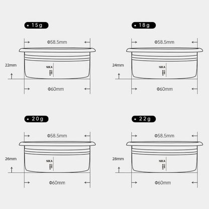 Coffee Espresso Filter Baskets Precision 58mm