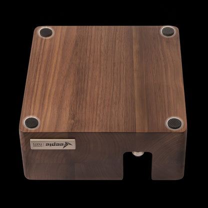 Walnut Wood Coffee Tamping Station