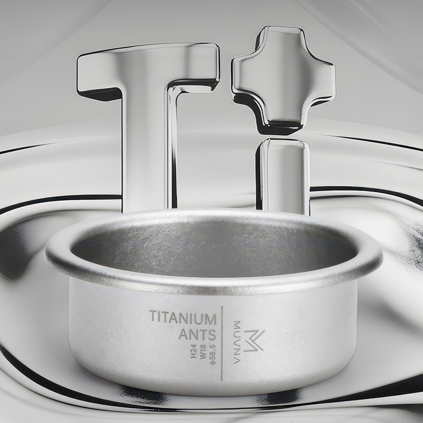 Pure Titanium Espresso Basket