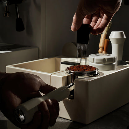 Espresso Knock Box and Tamp Station for Barista