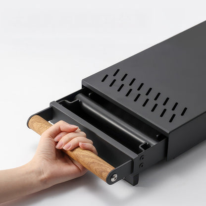 Drawer Coffee Knock Box with Wood Handle