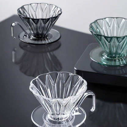 Diamond Pattern Prisma Pour Over Coffee Dripper