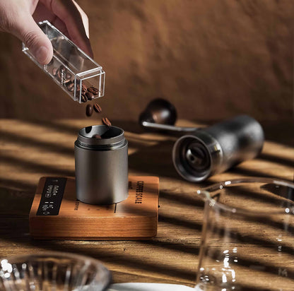 High Precision Wooden Coffee Scale with Touch Sensor