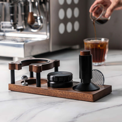 Sapele Wood Espresso Tamper Holder