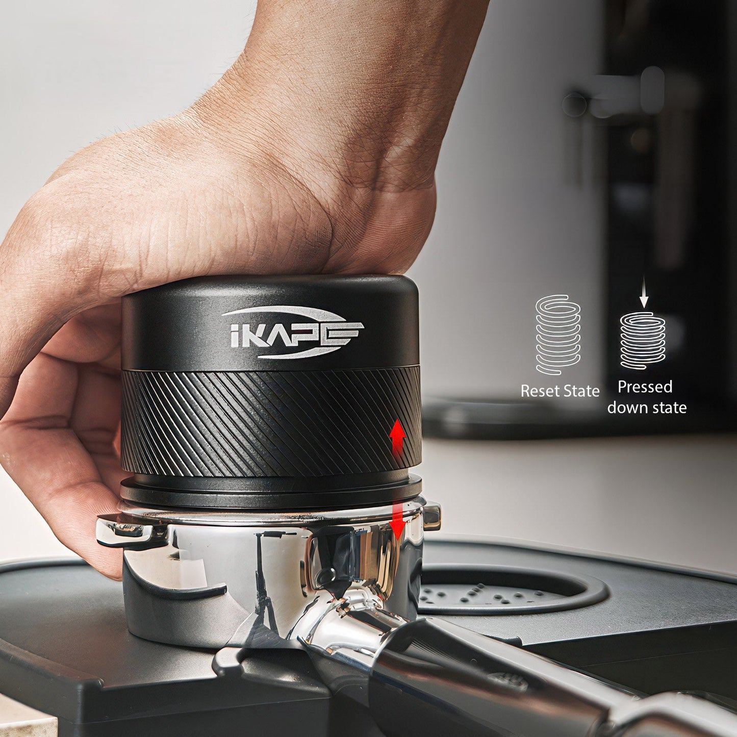 Espresso Calibrated Tamper with Spring Loaded