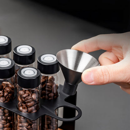 Lab-Style Coffee Storage Bean Rack