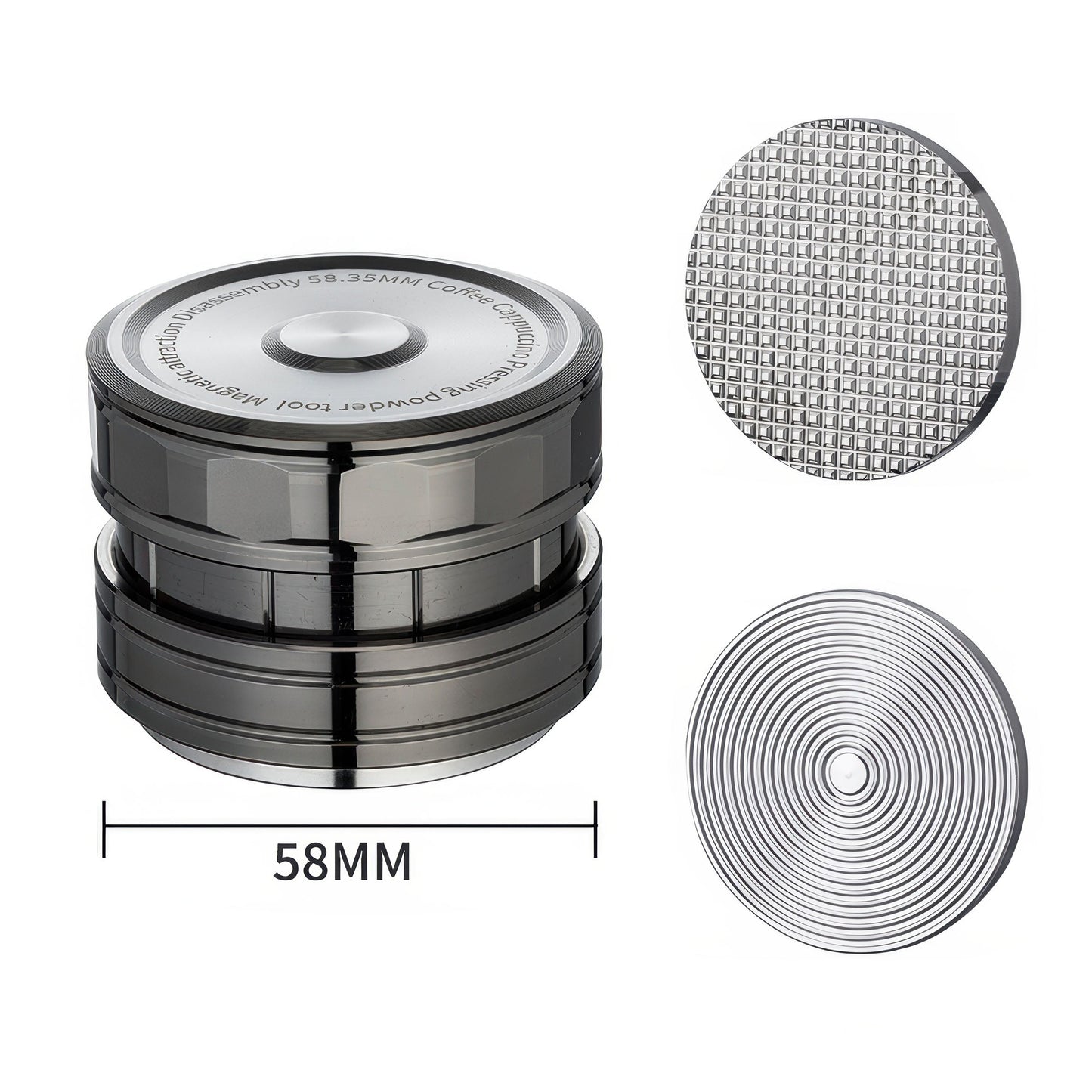 UFO Gravity Tamper with 2 Bottom Types