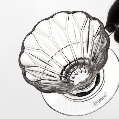 Diamond Pattern Prisma Pour Over Coffee Dripper