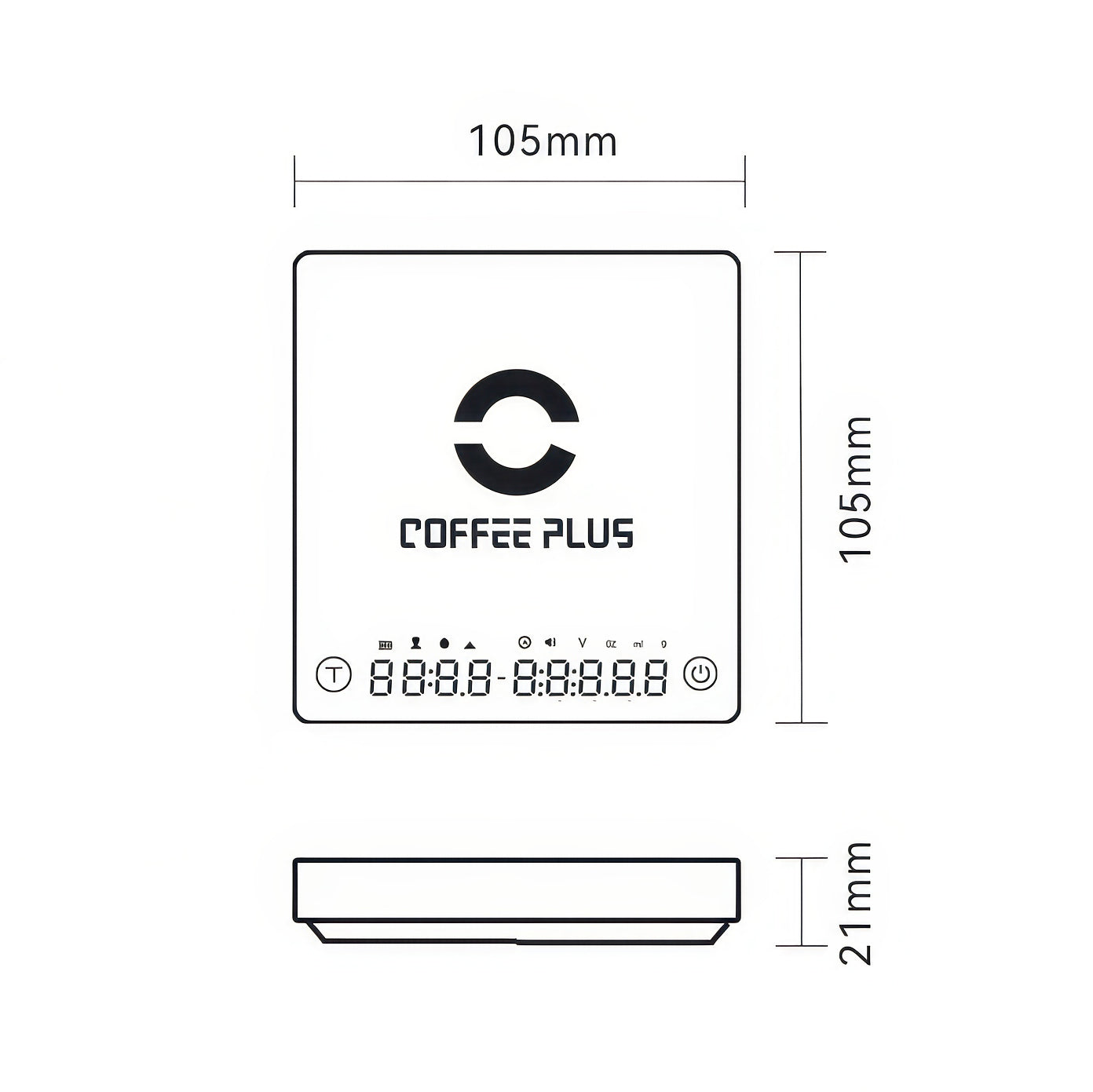 Hand Brew Coffee Scale Mini Smart Timer