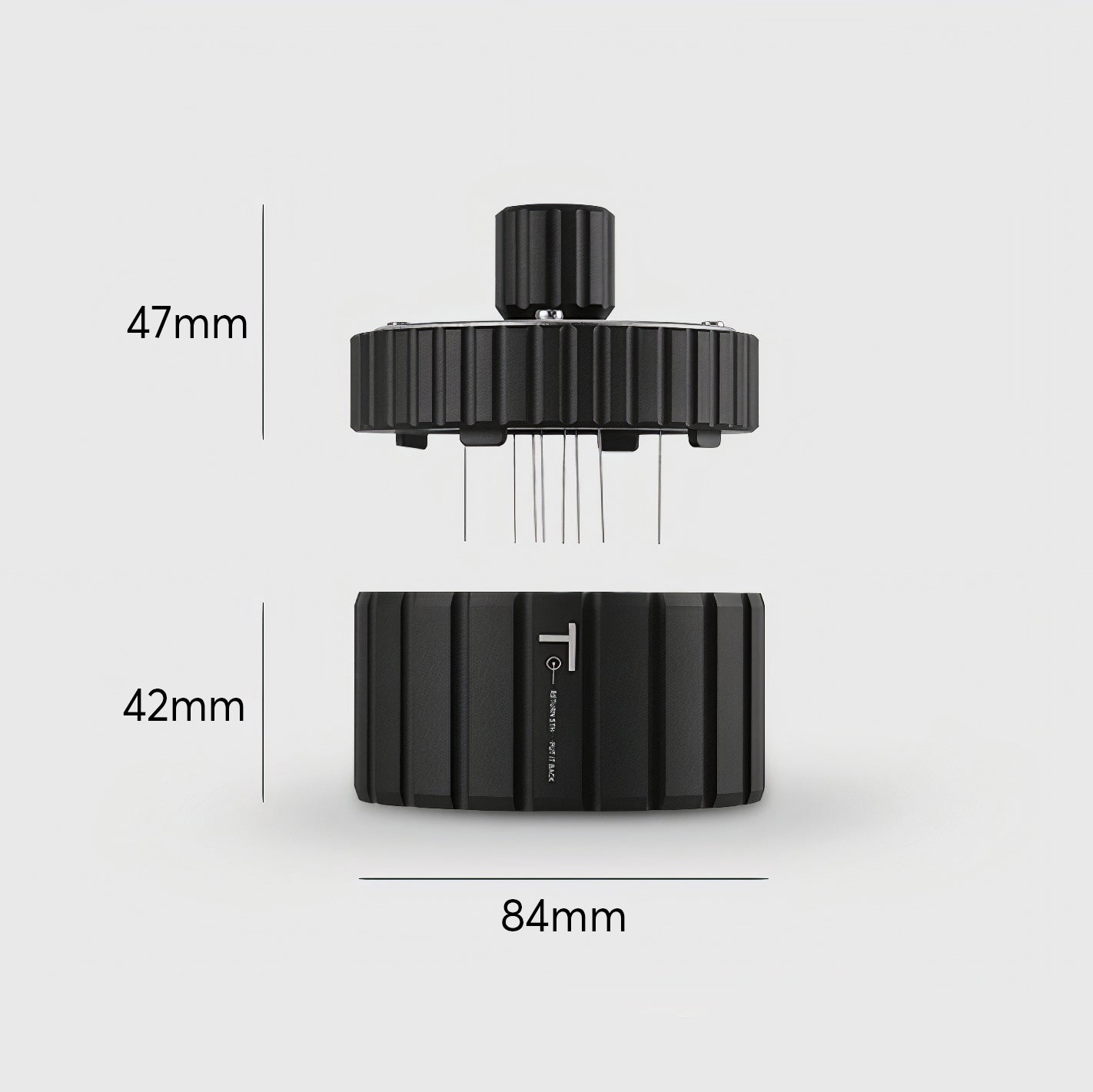 Pi-Shaped  WDT Espresso Tool