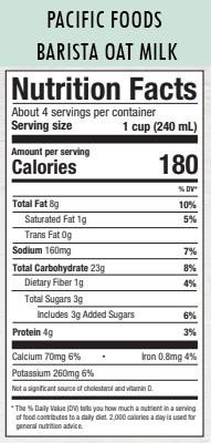 Pacific Foods Barista Series Oat Milk - 2 cases of 12, 32oz cartons (24 cartons)