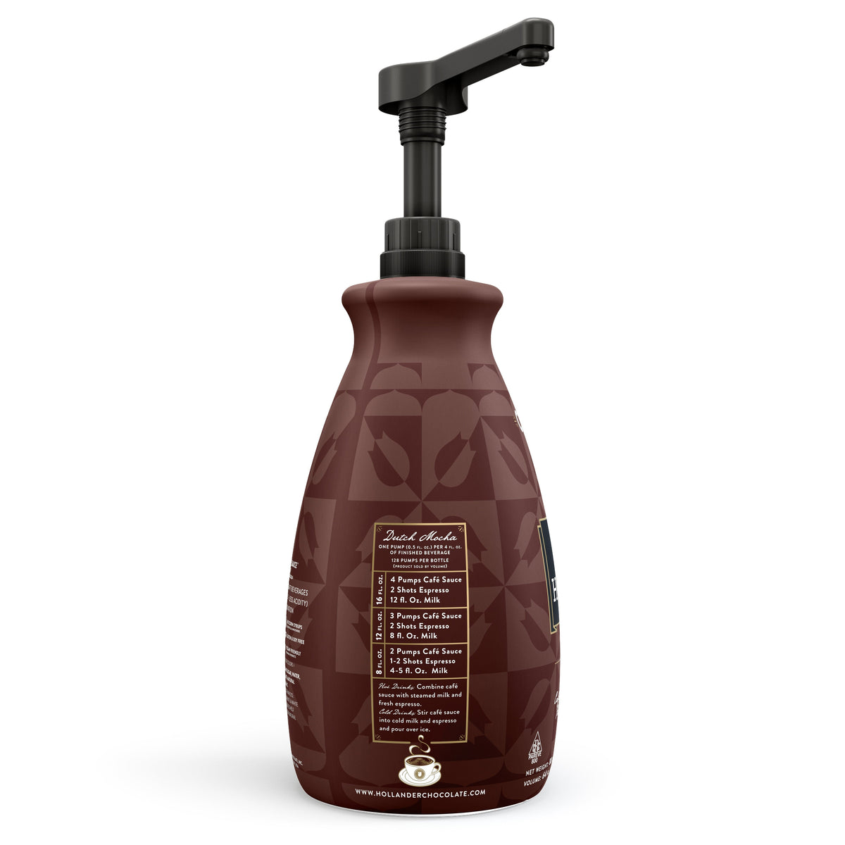 Hollander Dutched Chocolate Cafe Sauce