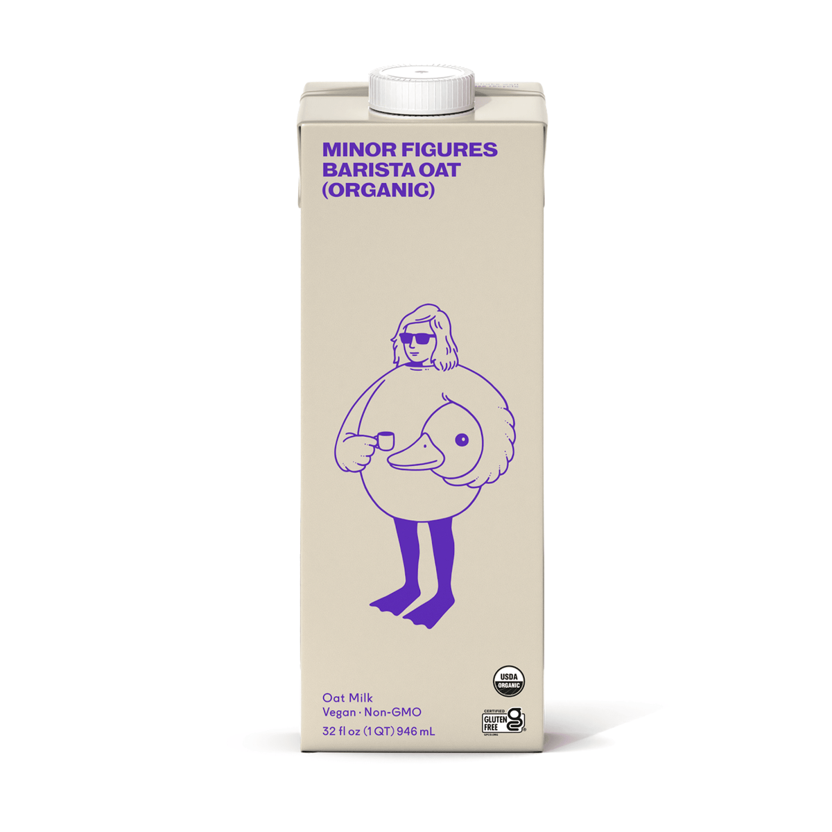 Minor Figures Organic Barista Oat Milk - 4 cases of 6, 32oz cartons (24 total)