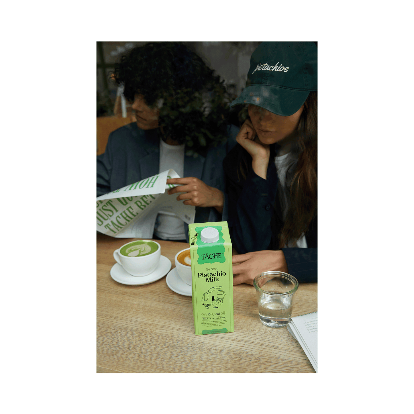 Tache Barista Edition Pistachio Nut Milk - 4 cases of 6, 32oz cartons (24 total)