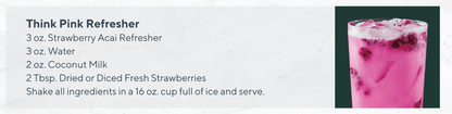 Dr. Smoothie Refresher: Strawberry Acai