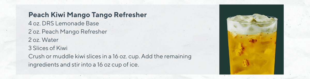 Dr. Smoothie Refresher: Peach Mango
