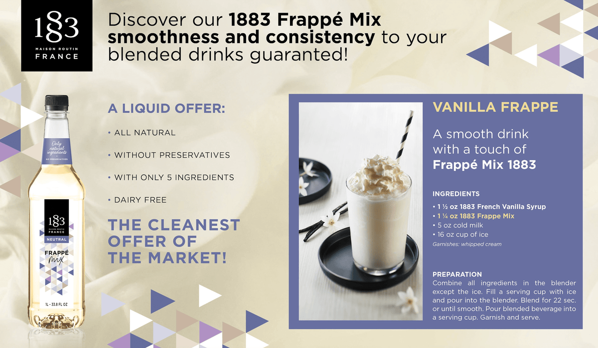 1883 Frappe Mix Syrup
