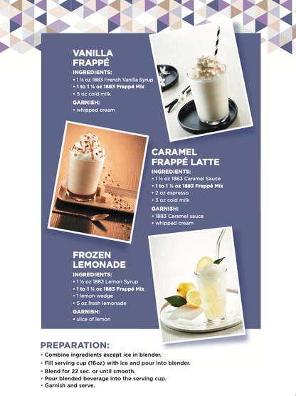 1883 Frappe Mix Syrup