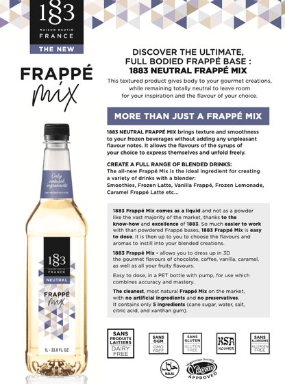 1883 Frappe Mix Syrup