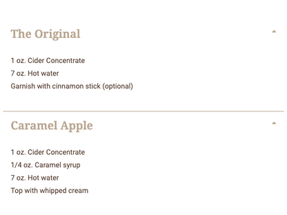 Mountain Cider Company - Hot Spiced Cider Concentrate