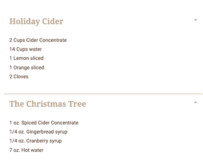 Mountain Cider Company - Hot Spiced Cider Concentrate