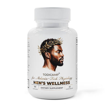 Melanin Rich Multivitamin for Men   Mens Daily Multivitamins Men's Multivitamin Capsules with B Complex Vitamins Vitamin D Zinc Saw Palmetto & Antioxidants 2 a Day 60 Capsules