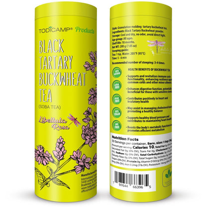 Tartary Buckwheat Tea   Insoluble Soba Tea by    Liver Detox Tea   Asian Detox Tea   Himalayan Tartary Buckwheat Soba Cha Tea   97servings (Black Tartary Buckwheat Tea)