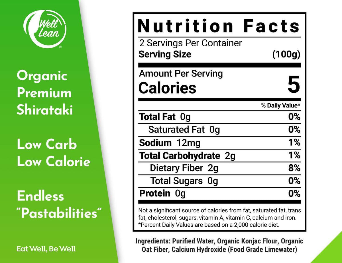 Organic Variety Pack   Premium Shirataki Konjac Pasta   USDA Organic 100% Plant Based Keto Friendly Zero Net Carb Non GMO Ready to Eat Low Calorie Gluten Free Vegan Diet 6 Pack