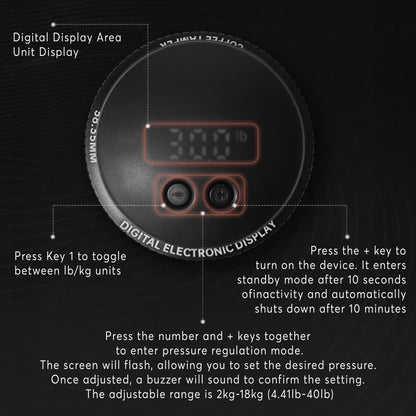 Adjustable Digital Tamper with Display