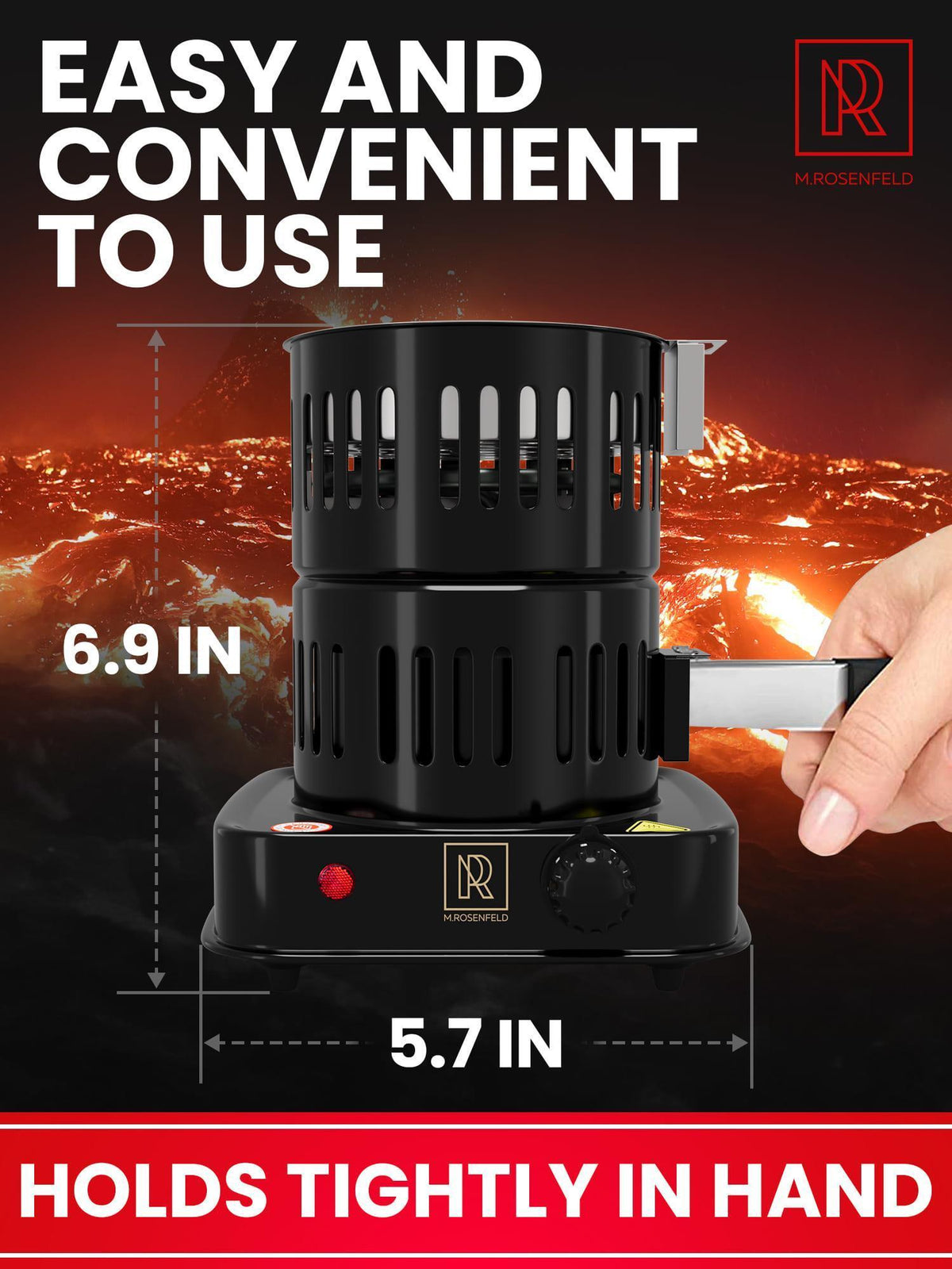 Premium Hookah Coal Burner   Black Burner for Hookah 800W – FIRE Tower