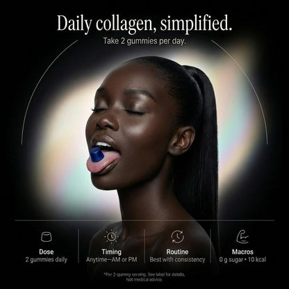 Collagen Peptides Gummies Sugar Free 3000mg Multi Collagen Blend for Hair Skin & Nails Support  2500mg Keratin  5000mcg Biotin, Hyaluronic Acid, Vitamin C & Zinc, 60 Gummies (Packaging May Vary)