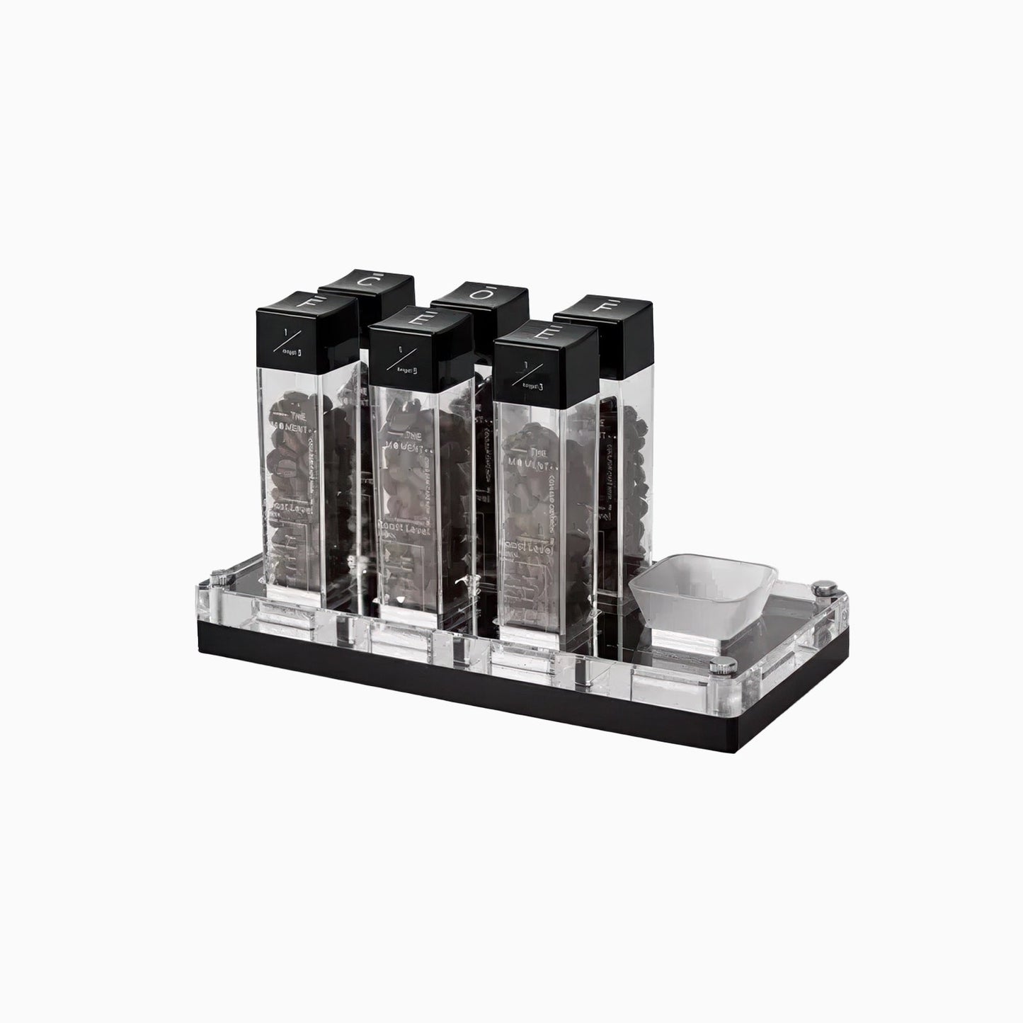 Premium Tubes Coffee Bean Cellars With Stand